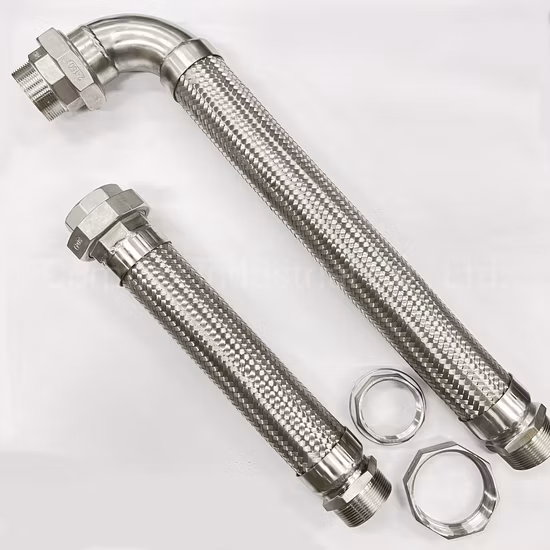 SS304 flexible hose with flanged connections