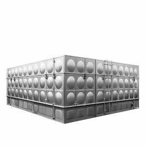 Industrial SS304 water tank installation